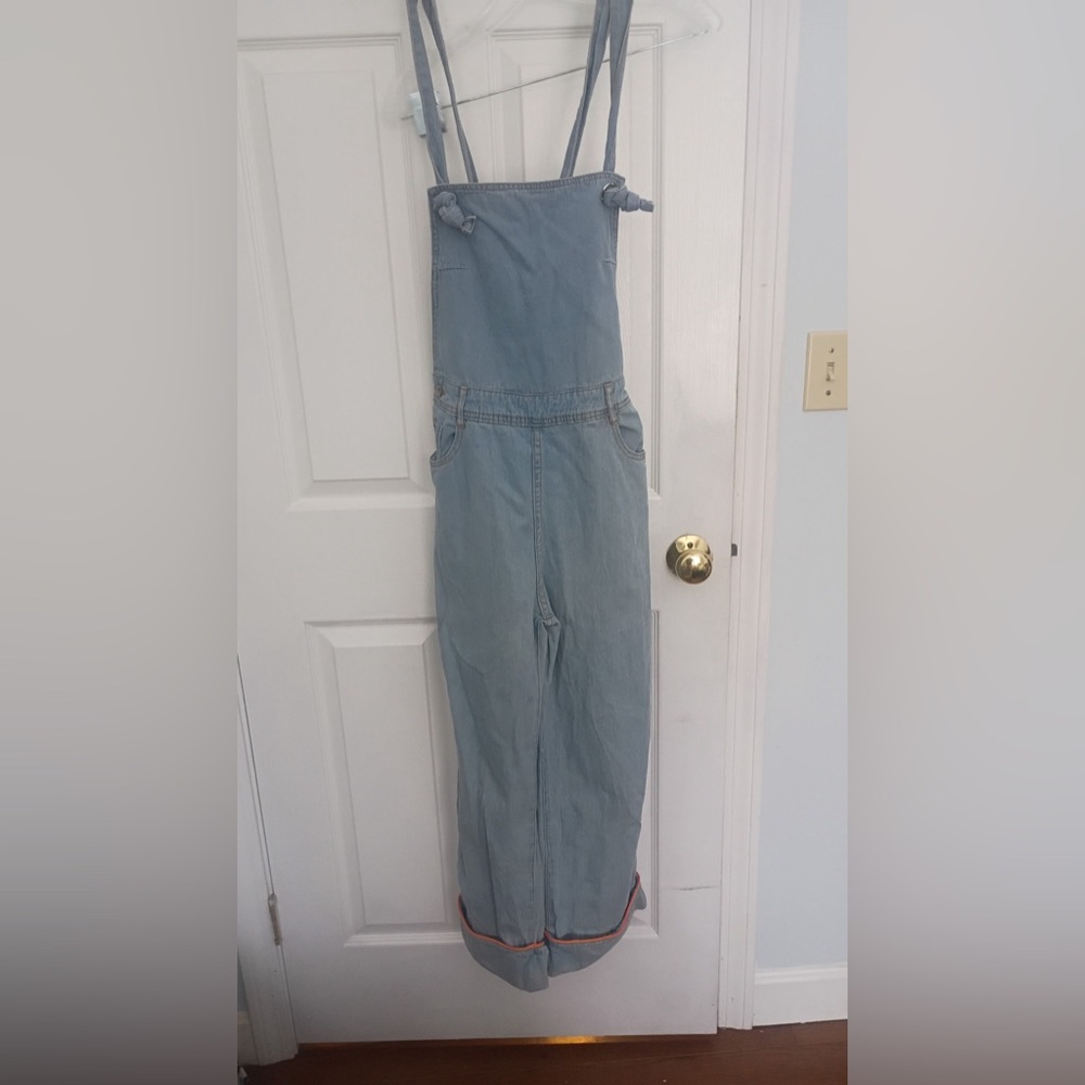 Light Blue Denim Overalls